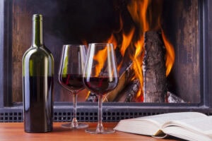 fruit-forward dry red wine